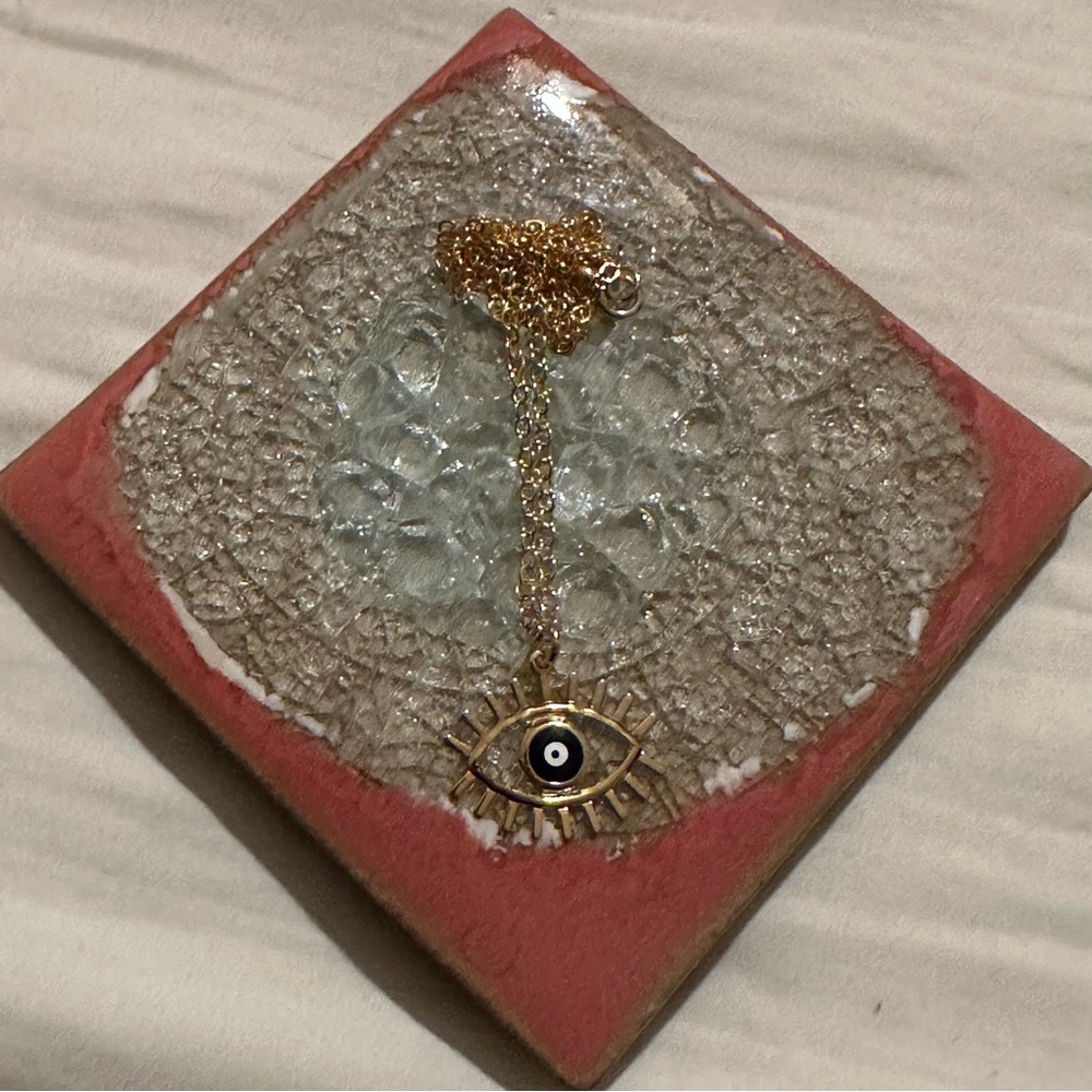 Gold Eye Pendant Necklace